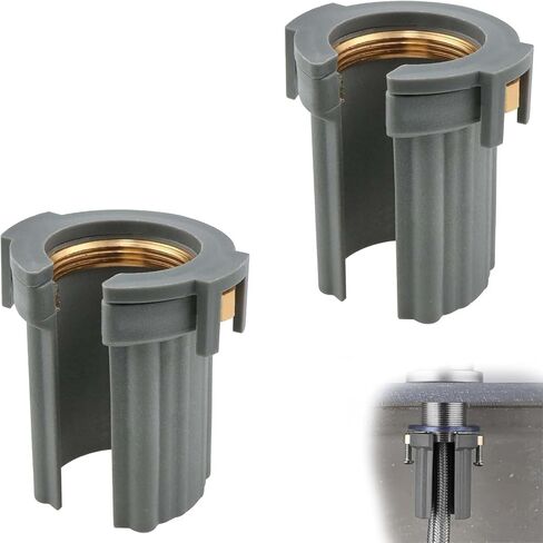 2 PCS FAUCET FAUCET NUT ABS البلاستيك الحافظة الحافظة القفل الصنبور المكسرات المضادة للوسيخ الأدوات الإصلاح للمطبخ والحمام (أحمر) in Kuwait