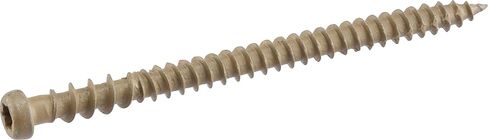Tan Star-Drive Composite Deck Screw #10 x 2-1/2" in Saudi Arabia