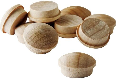 أزرار ثقب لولبي من خشب البلوط مقاس 1/2 بوصة من Rockler (50 حزمة) - مقابس ثقب لولبية من الخشب الصلب للأثاث والخزائن والأعمال الخشبية - أغطية غطاء لولبية قابلة للطلاء والبقع من أجل تشطيبات نظيفة in Kuwait