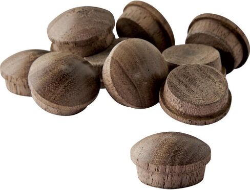 أزرار ثقب لولبي من خشب البلوط مقاس 1/2 بوصة من Rockler (50 حزمة) - مقابس ثقب لولبية من الخشب الصلب للأثاث والخزائن والأعمال الخشبية - أغطية غطاء لولبية قابلة للطلاء والبقع من أجل تشطيبات نظيفة in Kuwait