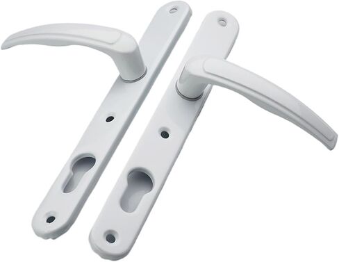 Plastic Steel Flat Door Handle Lock 1Pcs in Saudi Arabia