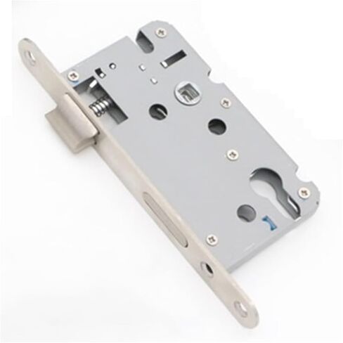 Wooden Door Handle Lock Mechanical Lock Body,Silent Lock Tongue,Round Panel Square Panel(Panel 180x20) in Saudi Arabia