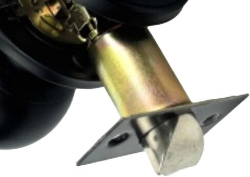 Fafeicy Round Bathroom Lock Black Handle Security Door 30 to 50mm Thick 3 Keys Bedroom Bathroom in Saudi Arabia