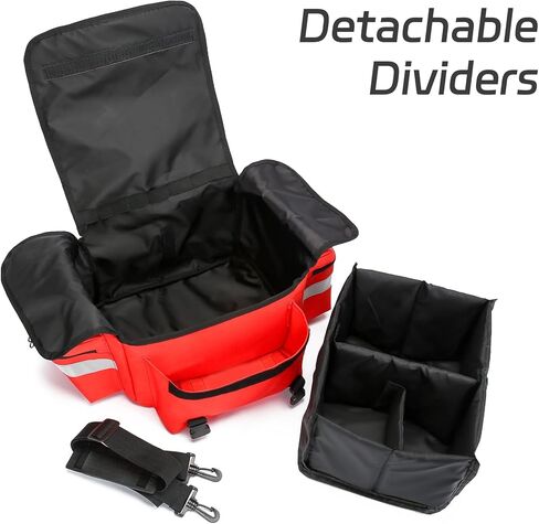 Medical Bag Empty First Aid Bag,First Responder Bag, First Aid Carrier for EMT, EMS, Paramedics and Emergency Medical Supplies Kit(Bag Only) in Saudi Arabia