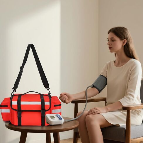 Medical Bag Empty First Aid Bag,First Responder Bag, First Aid Carrier for EMT, EMS, Paramedics and Emergency Medical Supplies Kit(Bag Only) in Saudi Arabia