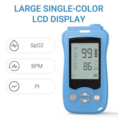 مقياس التأكسج النبضي المحمول المستمر للطفل، جهاز مراقبة دقيق للأكسجين عند الأطفال مع معدل ضربات القلب والتنبيه in Kuwait