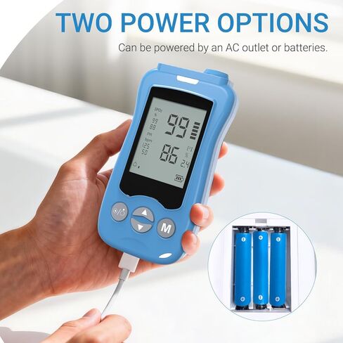 مقياس التأكسج النبضي المحمول المستمر للطفل، جهاز مراقبة دقيق للأكسجين عند الأطفال مع معدل ضربات القلب والتنبيه in Kuwait