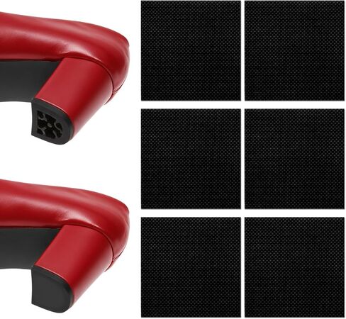 6 PCS Square Shoe Repair Rubber Heels, Square Boot Heel Replacement Caps Anti-Slip Sole Repair Pad Shoes Heels Pad Sole Protectors for Women Men Boots Shoes in Saudi Arabia
