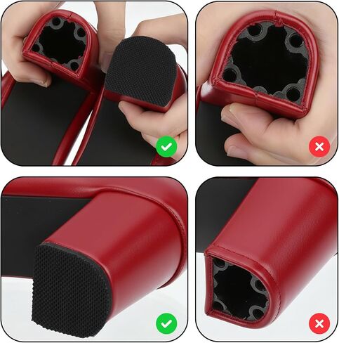 6 PCS Square Shoe Repair Rubber Heels, Square Boot Heel Replacement Caps Anti-Slip Sole Repair Pad Shoes Heels Pad Sole Protectors for Women Men Boots Shoes in Saudi Arabia