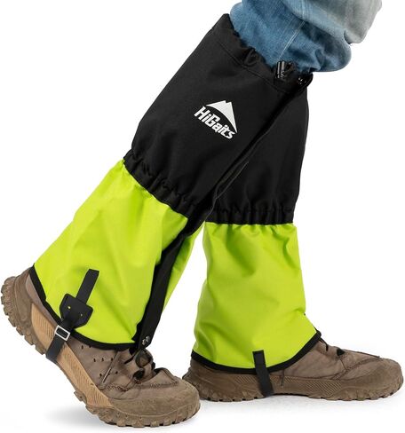 Leg Gaiters for Men and Women Waterproof Adjustable Gators for Hiking Boots in Climbing Hunting Trekking Snow Gaiters in Saudi Arabia