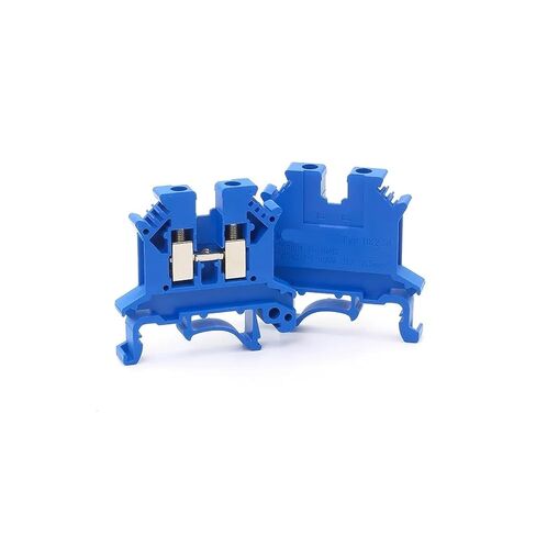 100pcs UK-2.5B 24-12AWG DIN Rail Wire Terminal Block Connector Screw Connection Terminal Block UK2.5(Yellow) in Saudi Arabia