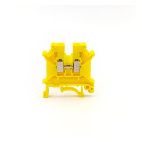 10pcs DIN Rail Terminal Blocks UK-5N Connector Screw Connection Wiring Conductor UK5N Terminal Blocks(Black) in Saudi Arabia