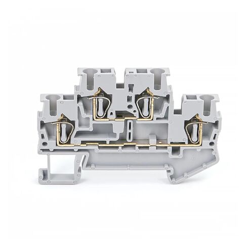 10 قطعة DIN السكك الحديدية محطة كتلة STTB-2.5 موصل الأسلاك طبقة مزدوجة الربيع اتصال موصل سلك (برتقالي) in Kuwait