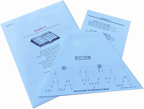 حزمة موسيقى Gospel II لـ TK O'Briens Lap Harp in Kuwait