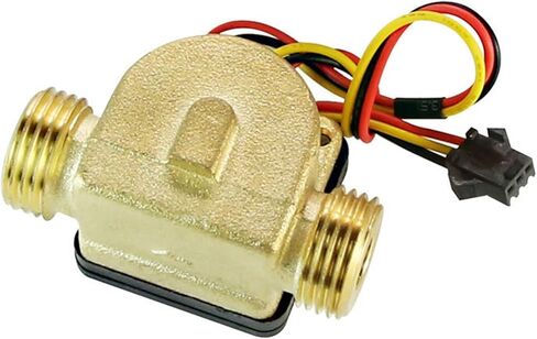 1/2 "مستشعر تدفق المياه النحاسي 1.75MPa مستشعر مقياس الجريان النبضي DC5 ~ 18 فولت يستخدم لسخانات المياه وموزعات المياه (الخيط الخارجي) in Kuwait