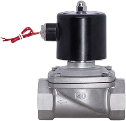 1-1/2 "صمام الملف اللولبي ثنائي الاتجاه من الفولاذ المقاوم للصدأ مغلق عادةً 220VAC 12VDC 24VDC 110VAC صمام الملف اللولبي لغاز الماء (G_110VAC_EPDM-Seal) in Kuwait