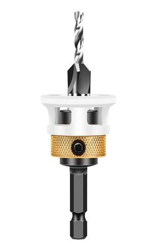 النجارة الحد أربعة حافة غاطسة الحفر سبيكة الحفر مخروط الحفر عمق قابل للتعديل خطوة الحفر المسمار غاطسة مثقاب الحفر (مثقاب 3.5X10mm) in Kuwait