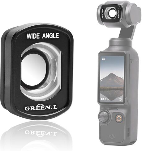 فلتر رذاذ أسود مغناطيسي من GREEN.L لـ DJI Osmo Pocket 3، تأثير سينمائي Pro-Mist بقوة 1/4، رفيع للغاية، متعدد الطبقات، زجاج بصري عالي الدقة in Kuwait