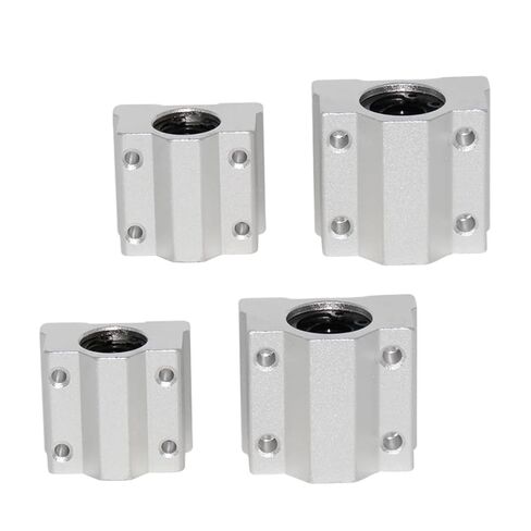 4 قطعة محمل كروي خطي منزلق كتلة SCS8UU SCS10UU SCS12UU أجزاء قضيب عمود خطي محمل كروي منزلق (SCS10UU) in Kuwait