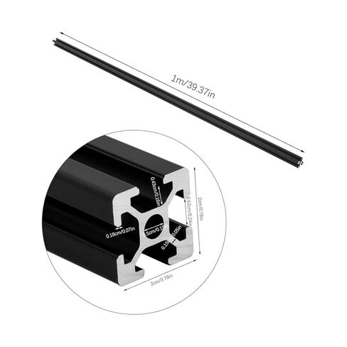 10 عبوات 2020 قضيب خطي مؤكسد قياسي 20 * 20 * 1000 مم in Kuwait