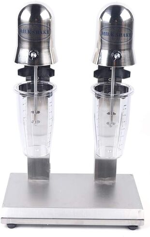 خلاط حليب مزدوج الرأس، خلاط مشروبات 560 وات 110 فولت، خلاط مشروبات تجاري مزدوج الرأس، خلاط كريم ناعم مع مفتاح ضبط السرعة لمختلف سلاسل المتاجر والمقاهي ومتاجر الشاي in Kuwait