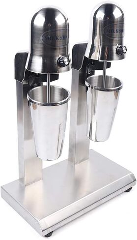 خلاط حليب مزدوج الرأس، خلاط مشروبات 560 وات 110 فولت، خلاط مشروبات تجاري مزدوج الرأس، خلاط كريم ناعم مع مفتاح ضبط السرعة لمختلف سلاسل المتاجر والمقاهي ومتاجر الشاي in Kuwait