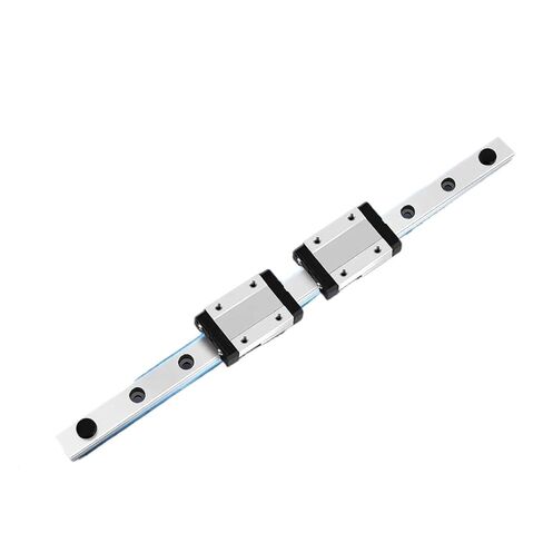 MGN15 H 1-550mm 1 قطعة دليل خطي MGN مع 2 كتل نقل MGN سوداء (150 مم) in Saudi Arabia