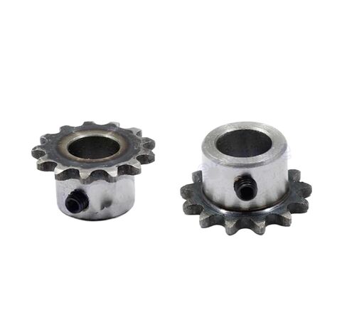 Steel Heavy Duty Motor Pinion Gear 1Pcs 37-60Teeth 04C Chain Gear 45# Steel Industrial Sprocket Wheel 25H Motor Drive Bore 10mm(43 Teeth) in Saudi Arabia