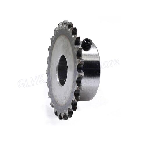 Steel Heavy Duty Motor Pinion Gear 1Pcs 37-60Teeth 04C Chain Gear 45# Steel Industrial Sprocket Wheel 25H Motor Drive Bore 10mm(43 Teeth) in Saudi Arabia