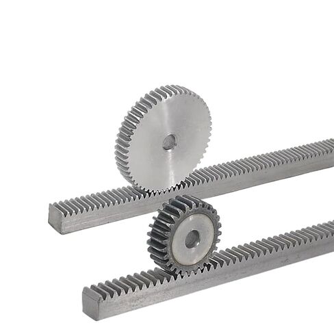 Steel Heavy Duty Motor Pinion Gear 1pcs 1M 15 * 15 * 495mm Spur Gear Rack Straight Teeth Steel in Saudi Arabia