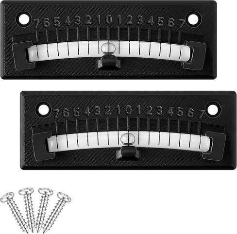 HooLing RV Level Bubble, Graduated Scale Levels for Precision Leveling, Stick on Leveling System for RV, Camper, Trailer and Caravan, High Visibility Bubble Level (White,4 Pack) in Kuwait