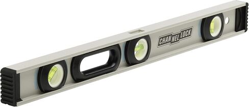 CHANNELLOCK 24-Inch, Professional-Grade Aluminum I-Beam Level with 3 Vials, 5100-0024 in Saudi Arabia