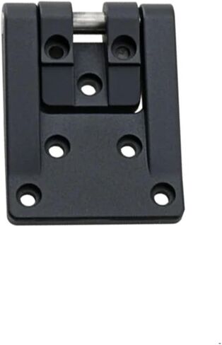 Zinc Alloy Black T-Shaped Corner Rotating Hinge Distribution Box Industrial Chassis Cabinet Door 1Pcs in Saudi Arabia