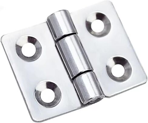 Flat Hinge 304 Stainless Steel Large Angle Opening for Cabinet Door Industrial Machinery Equipment 1Pcs in Saudi Arabia