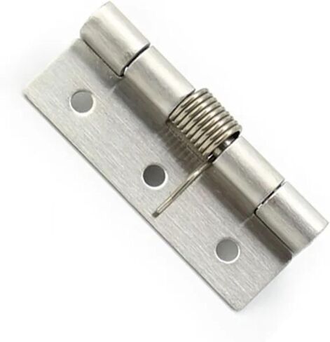 Spring-Loaded 304 Stainless Steel Folding Hinge for Heavy-Duty Cabinet Doors Accessories 1Pcs(304SS Mirror) in Saudi Arabia