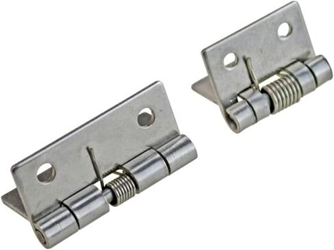 Stainless Steel Cabinet Door 1-Inch Small Hinge with Spring Rotating Automatic Alignment and Folding 1Pcs(38x32mm-1) in Saudi Arabia