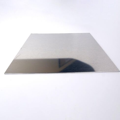 3003 Aluminum Sheet, Unpolished (Mill) Finish, H14 Temper, ASTM B-209, 0.05" Thickness, 12" Width, 12" Length, OnlineMetals in Kuwait