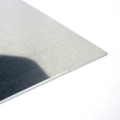 3003 Aluminum Sheet, Unpolished (Mill) Finish, H14 Temper, ASTM B-209, 0.05" Thickness, 12" Width, 12" Length, OnlineMetals in Kuwait