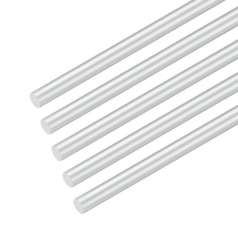 M METERXITY 5-Pack قضيب ألومنيوم مستدير، 7 مم (9/32 بوصة) قطر 200 مم (8 بوصة) طول 6061 قضيب ألومنيوم مستدير مخرطة صلبة شريط مخزون عصي معدنية لصنع الحرف اليدوية/الصناعية/البناء/النموذج in Saudi Arabia