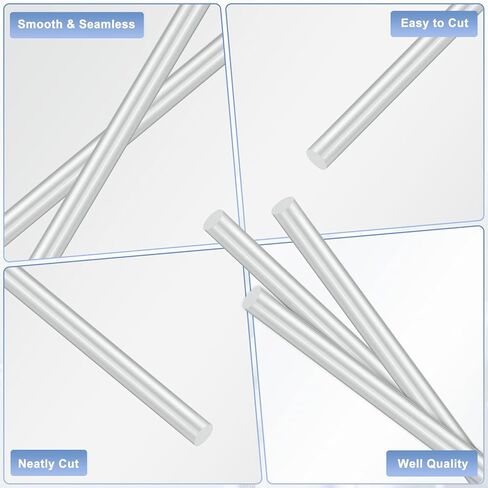 M METERXITY 5-Pack قضيب ألومنيوم مستدير، 7 مم (9/32 بوصة) قطر 200 مم (8 بوصة) طول 6061 قضيب ألومنيوم مستدير مخرطة صلبة شريط مخزون عصي معدنية لصنع الحرف اليدوية/الصناعية/البناء/النموذج in Saudi Arabia
