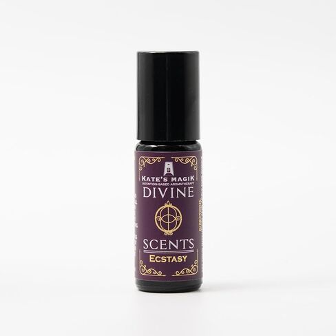 عطر كيت ماجيك إكستاسي ديفاين سينت الطبيعي للعلاج العطري. 10 مل عطر طبيعي 100% مصنوع من الجوجوبا العضوي والزيوت العطرية النقية وفيتامين E غير المعدل وراثيًا من عباد الشمس. in Kuwait