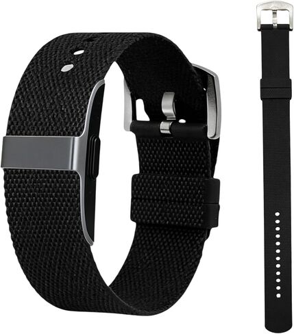 FKM Rubber Loop Strap Compatible with Hume Health Band, Soft Waterproof Adjustable Fluororubber Replacement Bands Wristband for Fitness Tracker Women Men in Kuwait