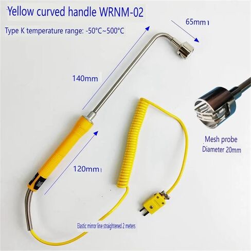 Straight Handle K Type NR81530B NR81531B NR81532B NR81533B NR-81557 Double Needle Surface Thermocouple(WRNM-02 Yellow) in Saudi Arabia