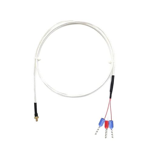 PT100 Type M4 Screw Temperature Sensor 3D Printer PTFE 0.5/1M Wire 1Pcs(PT100 0.5M) in Saudi Arabia