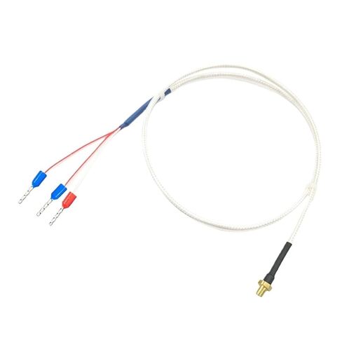 PT100 Type M4 Screw Temperature Sensor 3D Printer PTFE 0.5/1M Wire 1Pcs(PT100 0.5M) in Saudi Arabia