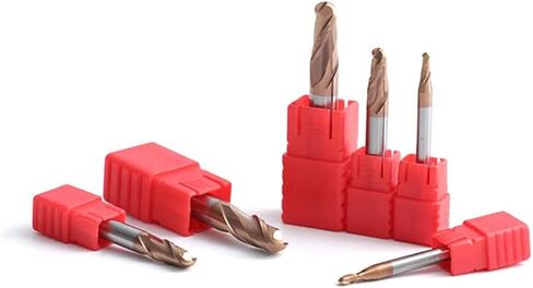 1pcs Ball Nose End Mill Cutter HRC 55 Durable Milling Cutter 2 Flutes R3-R10 150L Milling Cutter Alloy Coating CNC Maching Endmills in Saudi Arabia
