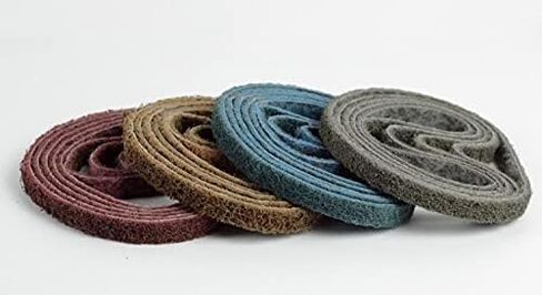 SHENGANG 10pcs 330 * 10mm Non-Woven Nylon Abrasive Sanding Belt, 520 * 20MM for Stainless Steel Metal Striping Deburring (Color : 240, Size : 520x20mm x 5pcs) in Saudi Arabia