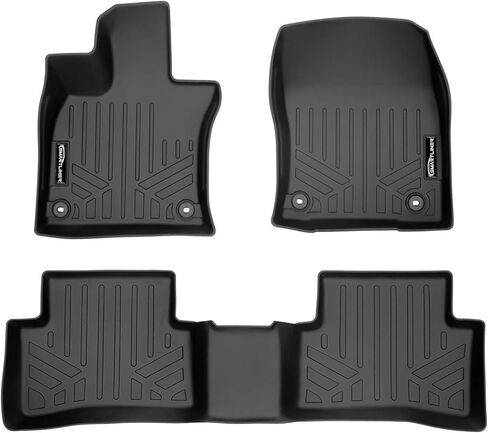 MAXLINER All Weather Custom Fit Cargo Liner Trunk Floor Mat Black Compatible with 2019-2021 Lexus UX - Non-Hybrid Models in Saudi Arabia
