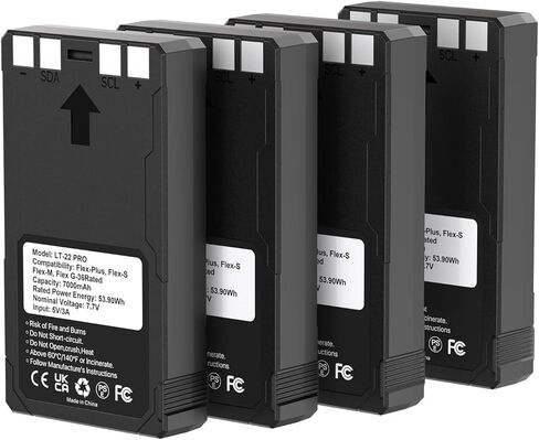 Rechargeable Battery Pack for Trail Camera, Replacement LIT-22 PRO Battery for Hunting Trail Camera Compatible with Flex-M, Flex G-36, Flex-Plus, Flex-S, Dark, S-Dark(Including Charging Cable) in Saudi Arabia