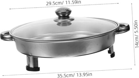 Zerodeko Stainless Steel Fish Roasting Plate Rectangular Baking Tray Rack for Hotels Buffet in Saudi Arabia